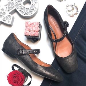 Brand New Coach Floral Mary Jane shoes 5.5